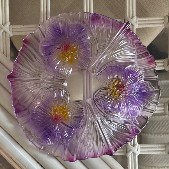 Vintage Walther Iris Pansie Bowl - Picture 5 of 6